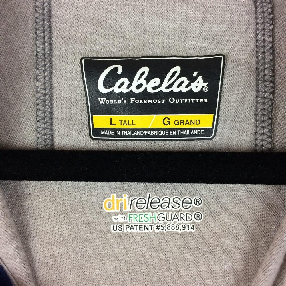 **SOLD** Dri Release Long Sleeve 1/4 Zip Sz L Tall - Picture 4 of 6